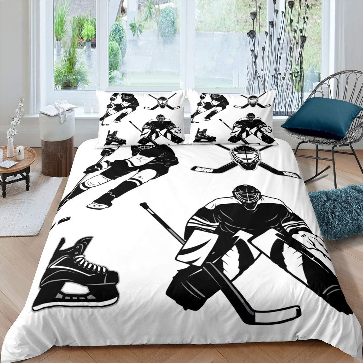 hockey duvet cover