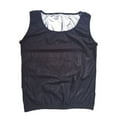 thumbnail image 1 of Men's Sleeveless Sauna Vest - Heat-Producing Fabric, Polyester, Workout Fitness, Windproof Waterproof, 1 of 8