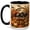Black, variant on Black Cat Coffee Mug, Autumn Pumpkin Mug, Ceramic Cup