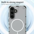 thumbnail image 6 of Allytechgroup Magnetic Case for Samsung Galaxy A25 5G, Hard PC Soft TPU Rugged Heavy Duty Durable Cover Case Support Wireless Charging Shockproof Protective Back Cover for Women Men, Darkblue, 6 of 6