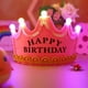 thumbnail image 3 of Gorro de Cumpleaños LED Rosa JM con Perlas y Purpurina, 3 of 5