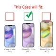 thumbnail image 2 of Slim Fit Protective Phone Case for Apple iPhone 12 / iPhone 12 Pro, with Tempered Glass Screen Protector, by OneToughShield ® - Arrow, 2 of 3