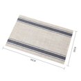 thumbnail image 2 of Pvc Sets de Table à Manger Set de Table Imperméable Résistant à la Chaleur Élégant Motif Rayé Idéal pour la Maison Cuisine Sets de Table Étanches, 2 of 8