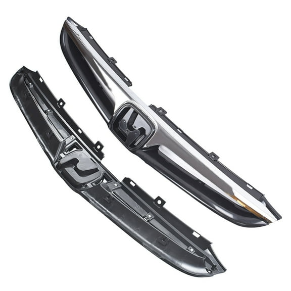 Grill Inserts Front Bumper Grille Fits for Honda Accord Sedan 4-Door 2006-2007 Replaces HO1200179 71121SDAA10ZA