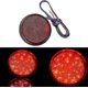 thumbnail image 3 of Led Trailer Lights,2pcs Tail Light Led Lights Brake Light Round Reflector 12v Led Marker Light(red,2pcs), 3 of 5