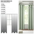 thumbnail image 4 of Mainstays Blackout Curtain Panels, Set of 4, Soft Sea, 28 in W x 63 in L, 4 of 6