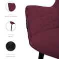 thumbnail image 4 of SET DE 2 SILLAS VELVET MODERNAS PARA COMEDOR MARCA GRAVITA, 4 of 6