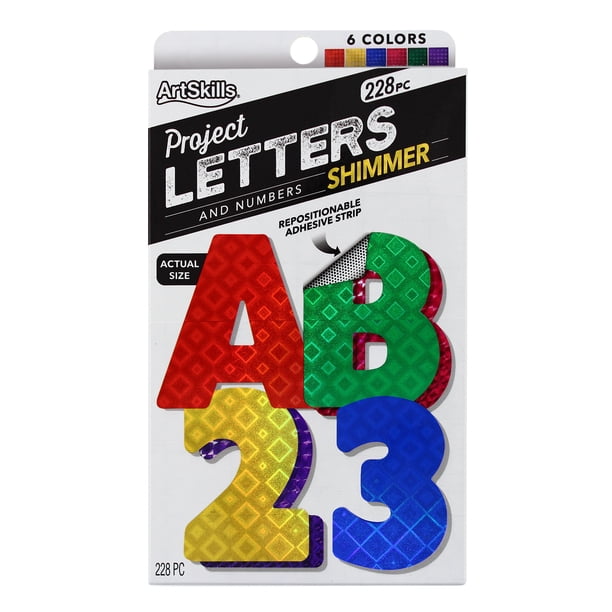 ArtSkills 2 5 Project And Poster Letters And Numbers Holographic