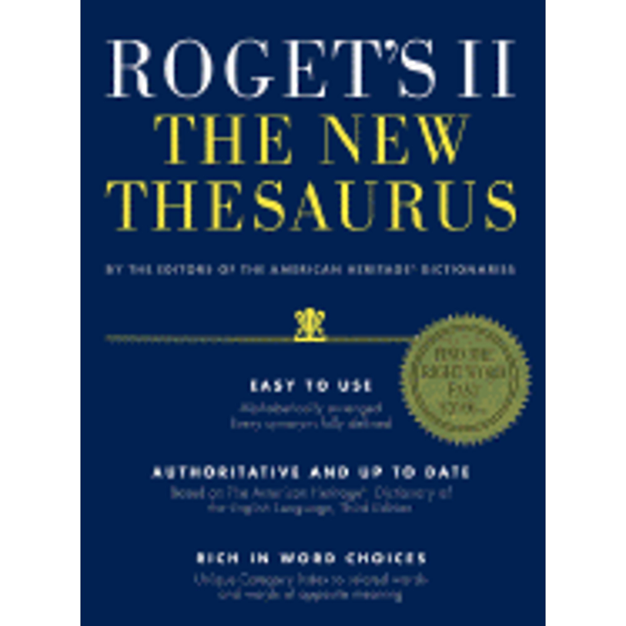 Roget's II: The New Thesaurus (Hardcover) by Houghton Mifflin Company, American Heritage Dictionary