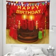 thumbnail image 1 of Colorful Tapestry, Party Theme Show Inspired Curtains and Cakes Box Art Colorful Print, Fabric Wall Hanging Decor for Bedroom Living Room Dorm, 5 Sizes, Multicolor, by Ambesonne, 1 of 1