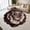 A004- Style D, variant on Non Slip Bathroom Rug, 3D Rose Pattern, 60 in Round, Water Absorbing Bath Mat, Purple Home Decor, Flower Decorations, Entryway Living Room Seating, 1 Pc