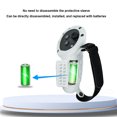 thumbnail image 5 of husxh Anti Slip Anti Throw Grip Cover Kit Silicone Battery Cover Removable Battery Controller Case Kit with Wrist Knuckle Strap Rocker Cap for Meta Quest 3 VR Accessories, 5 of 9