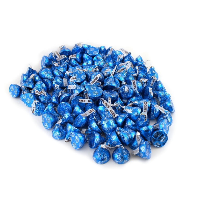 Blue Foil Hershey Kisses