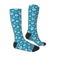 thumbnail image 3 of Fotbe Daisies Flowers print Women's Men's Novelty Crew Socks Cotton Socks Knee High Socks for Walking,Running,Nurses,Pregnancy, 3 of 9