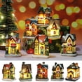 thumbnail image 5 of Luckychoice Christmas Resin Snow Village with Warm White LED Light, 5 of 6
