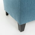 thumbnail image 5 of Noble House Julia Tufted Fabric Storage Ottoman, Blue, 5 of 7