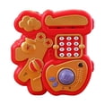 thumbnail image 1 of HILABEE Boîte de Rangement Automatique à Roulettes Jouet Électronique pour Enfants Cadeaux d'Anniversaire Rouge, 1 of 9