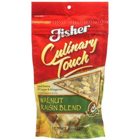 Fisher Nut Fisher Culinary Touch Walnut Raisin Blend, 6 oz
