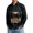Dark Gray, variant on Mens Halloween Henley Long Sleeve Shirt Classic 3 Button Placket Haunted House Print Long Sleeve Casual Henley Blouse for Fall Black L