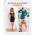 thumbnail image 5 of Pantalones cortos Shapewear BESTENA, cintura alta, control de barriga, negros, 5 of 5