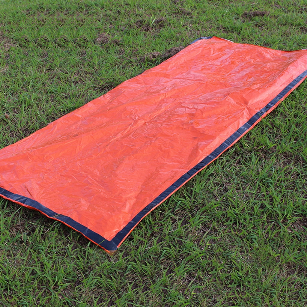 1 PC Outdoor First-Aid Survival Emergency Tent Blanket Sleep Bag Camping Shelter 