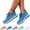11# Blue, variant on Orthopedic Sneakers for Women Non Slip Mesh Walking Shoes Comfortable Lightweight Breathable Travel Gym Running Tennis Shoe,White,38