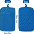 thumbnail image 2 of HAOAN 5Pcs Pot Holders for Kitchen Heat Resistant Pink Cotton Potholder Multipurpose Hot Pads Machine Washable Oven Mitt with Hanging Loop Pocket Potholder for Daily Baking Cooking Grilli, 2 of 6