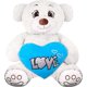 thumbnail image 1 of Oso Rechoncho PELUCHERIA LOVE con corazon Azul, 1 of 5