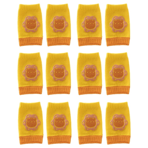 6 pares de rodilleras para gatear para bebés, rodilleras para niñas y rodilleras para bebés pequeños.