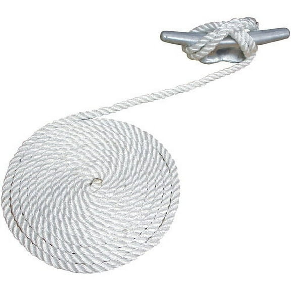 Attwood Marine 11715-7 nylon dock line 1/2 x 25 ft