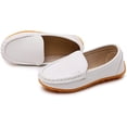 thumbnail image 5 of Boys Girls Leather Loafers Slip-On Oxford Flats Boat Dress Schooling Daily Walking Shoes(Toddler/Little Kids), 5 of 7