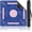 Blue Pink31.5" x 31.5", variant on 31.5" Gaming Mat - Textured Tile Grip, Padded Layer Protects Table from Scratches