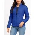 thumbnail image 2 of Womens Zipper Packable Puffer Jacket Warm Insulation Winter Outerwear Aulta R.Blue Coat for Hiking-XL, 2 of 9