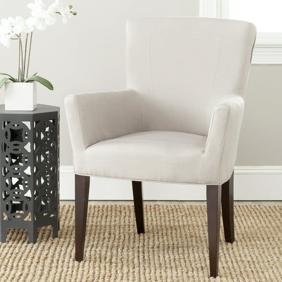 SAFAVIEH Dale Modern Wood Arm Chair, Taupe