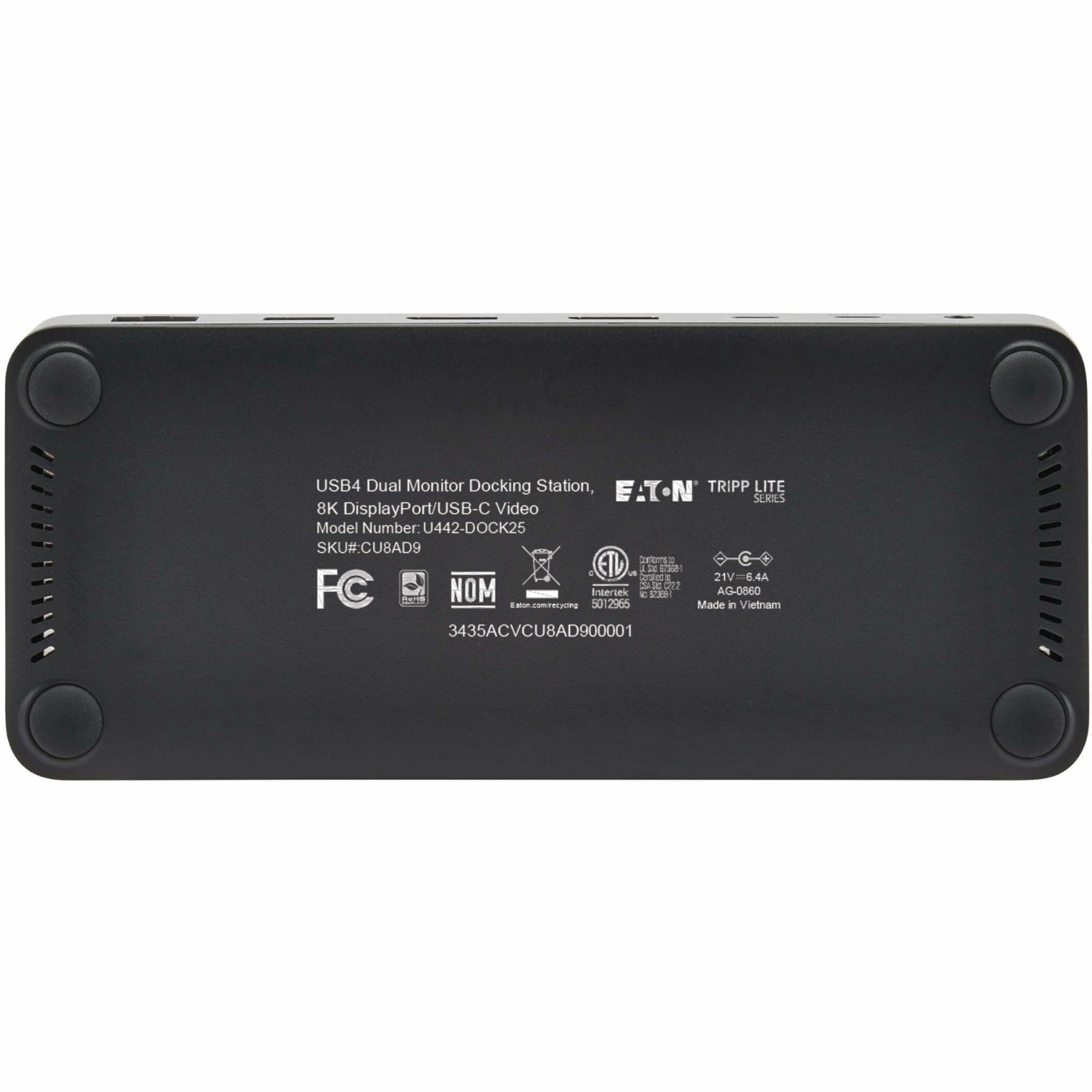 Tripp Lite U442DOCK25 USB4 Universal Dual Display Docking Station