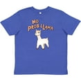 thumbnail image 3 of Inktastic No Prob Llama Cute Llama Youth T-Shirt, 3 of 5
