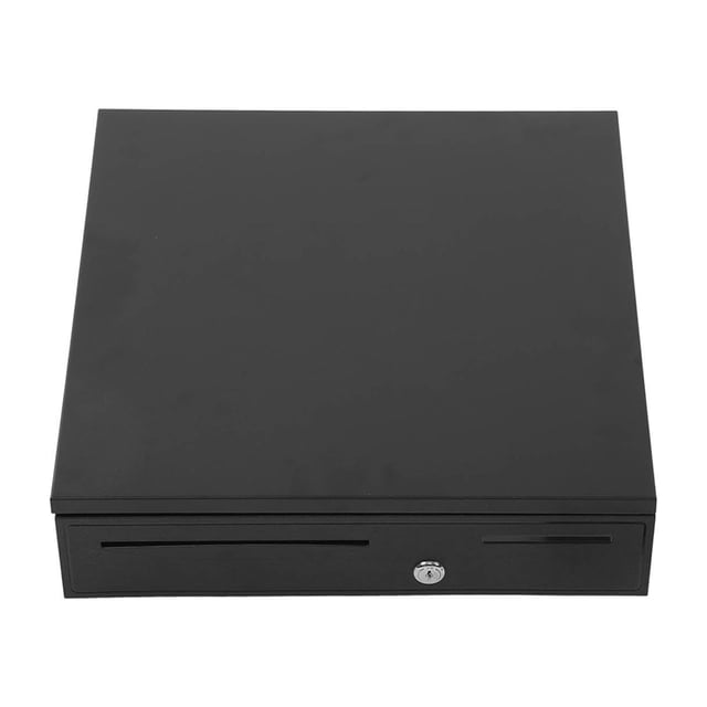 Cash Register Drawer, Coin Cash Tray Security Antitheft Single Check Slot For Home Business