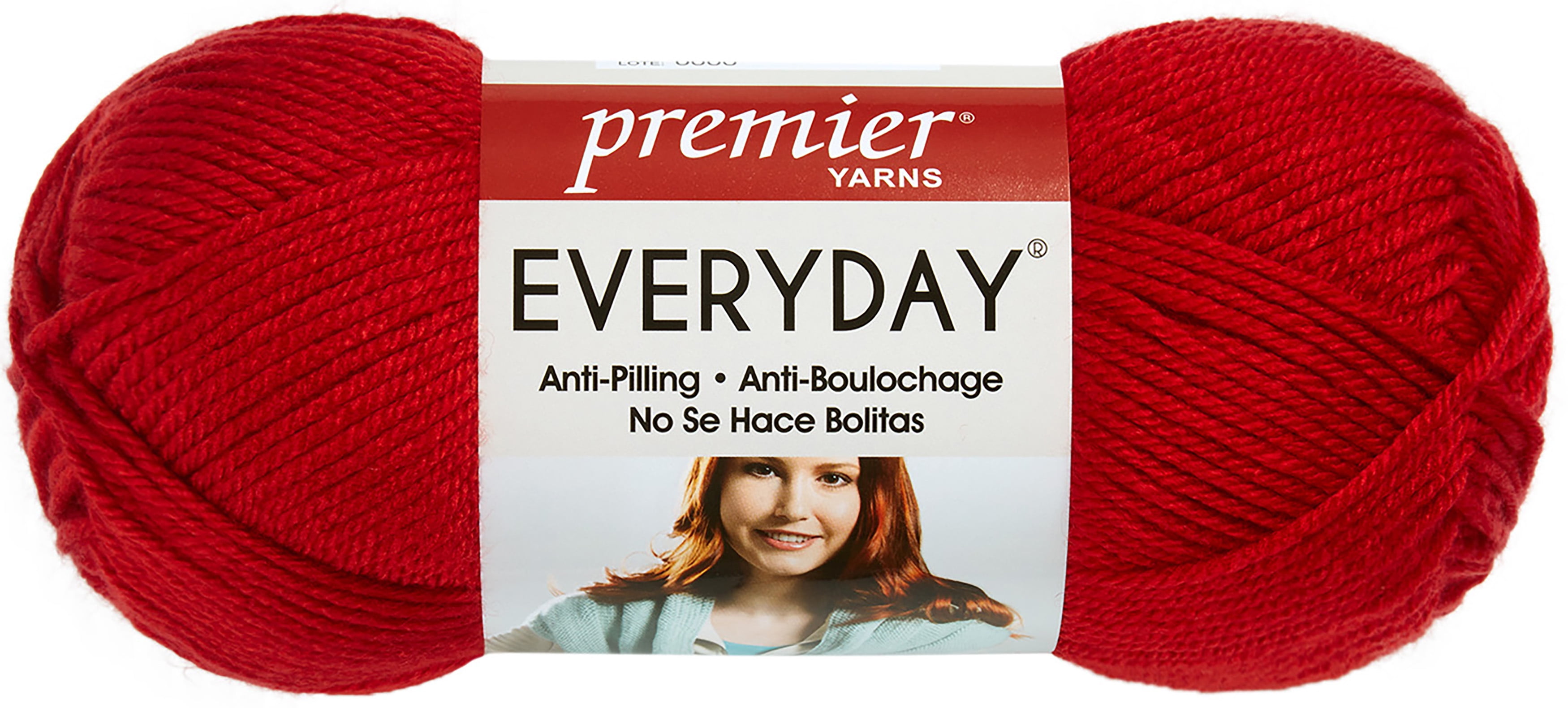 Premier Yarns AntiPilling Everyday Worsted Solid YarnReally Red