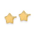 thumbnail image 2 of 14K Yellow Gold Polished Star Post Earrings, 2 of 3