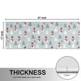 thumbnail image 5 of Kitchen Rugs Sets Of 2,Light Blue Christmas Snowman and Tree Pattern Anti Fatigue Kitchen Mat Rugs Non Slip Washable,Decorative Kitchen Floor Mats for Kitchen,Sink,Laundry,17"X47", 5 of 5