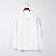 thumbnail image 4 of ICHUANYI Clearance Women's Fashion Winter Single Breasted Cardigan Solid Color Shirt Long Sleeve Shirt Tops(White, XL) ICHUANYI WER2023080802779, 4 of 6