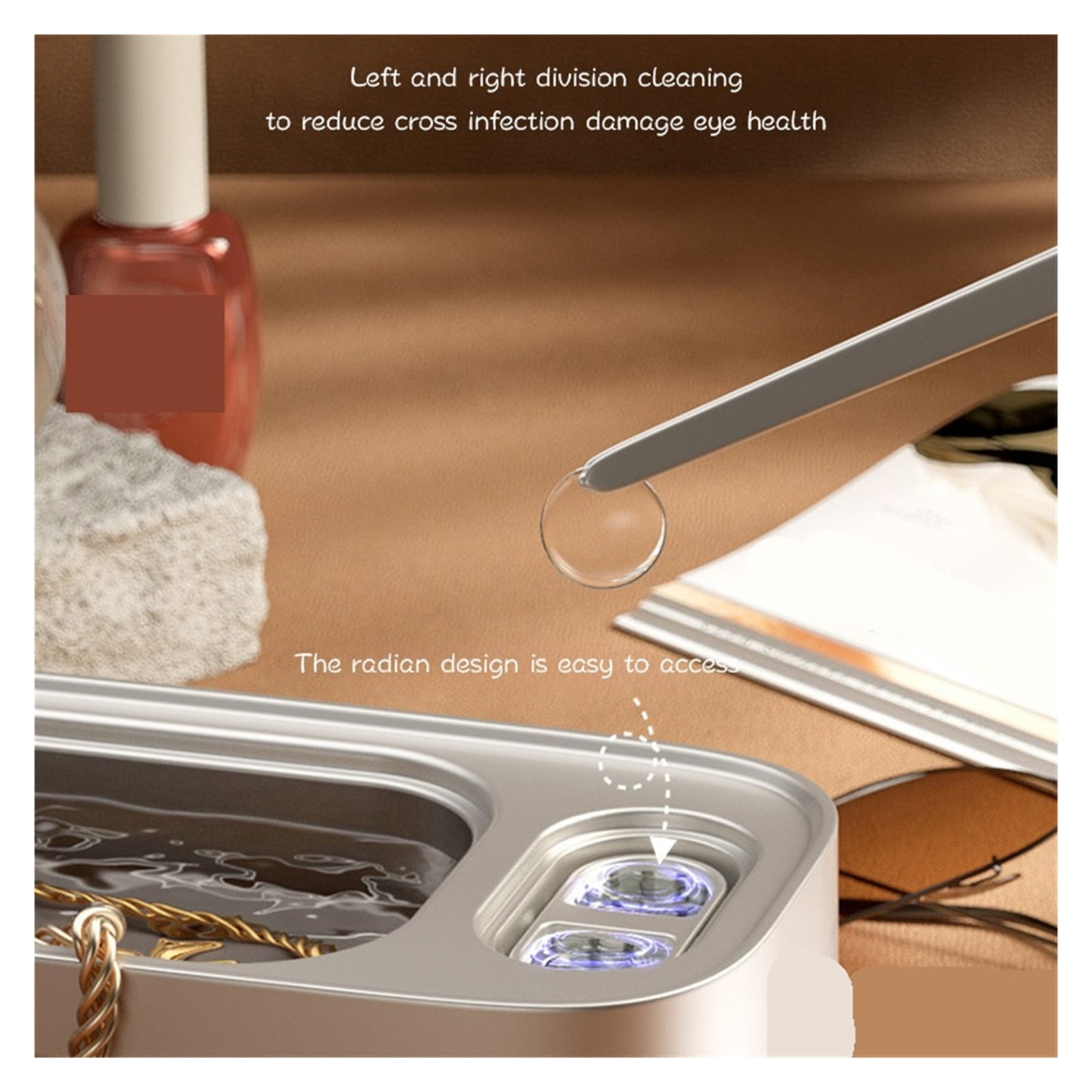Ultrasonic Cleaning Machine 45KHZ Ultrasonic Jewelry Cleaner Machine High Frequency Ultrasonic