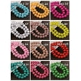 thumbnail image 6 of U8MO 20pcs 10mm Round Coated Opaque Glass Loose Beads lot for Jewelry Making DIY-048-15#, 6 of 9