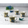 thumbnail image 2 of Elegant Stylish Porcelain Mugs Durable Drinks Serving Ware for Indoor Outdoor Use - Mugs, Butterfly, Set of 4, 12 oz., 2 of 4