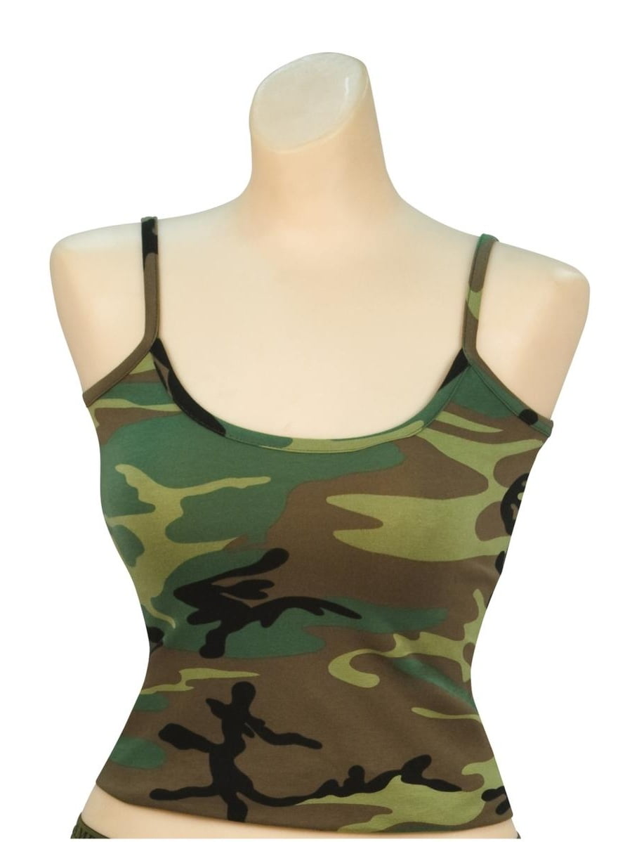 Rothco Women's Woodland Camo Casual Tank Top, Camisole