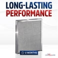 thumbnail image 4 of 18" x 18" x 1" Electrostatic Air Filter, MERV 8, Washable, Reusable Furnace AC/HVAC Filter, Energy Saving, Easy to Clean, Long-Lasting by LifeSupplyUSA, 4 of 7