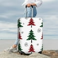thumbnail image 6 of Picia Buffalo Plaid Christmas Trees Luggage Protector Cover Thicken Suitcase Protector Cover Fit 18-32 Inch Luggage-Small, 6 of 9