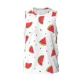 thumbnail image 2 of Wukai Hand Drawn Watermelon Men’s Basketball Jersey4X-Large, 2 of 7
