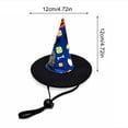 thumbnail image 3 of Sruoe Halloween Witch Hat Accessory for 23 Inch Porch Goose Statue, Decorative Holiday Hat for Outdoor Goose Figurine, 3 of 6