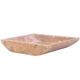 thumbnail image 4 of Creative Home Marble Boat Shaped Candle Holder - Rose Matte Finish, 4 of 5